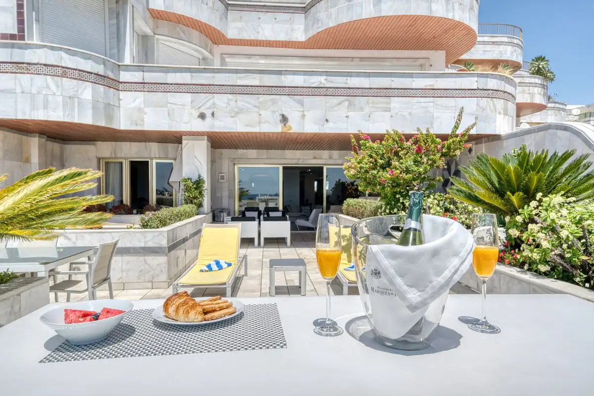 Terrassa de Apartament en venda en Marbella amb Aire condicionat, Terrassa i Traster