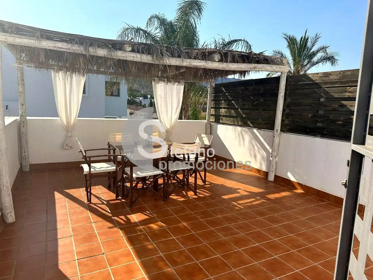 Terrace of Detached homes for rent in Níjar  with Air Conditioner, Heating and Private garden