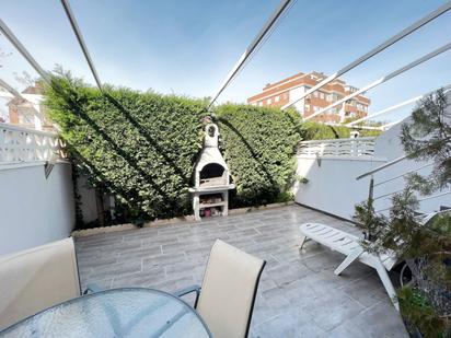 Terrasse von Einfamilien-Reihenhaus zum verkauf in Alcalá de Henares mit Klimaanlage