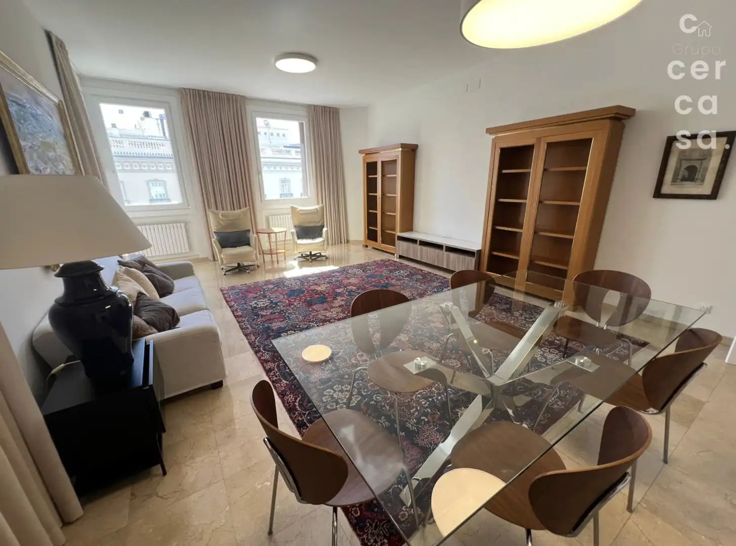 Sala de estar de Piso de alquiler en Valencia con Aire acondicionado y Amueblado