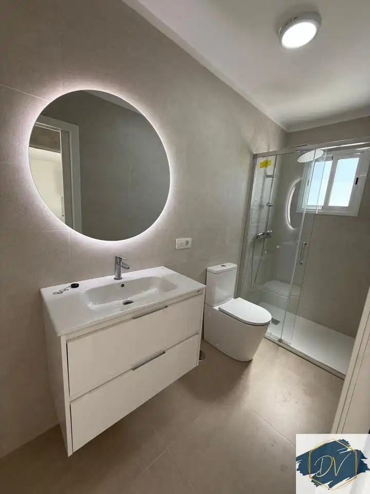 Baño de Ático de alquiler en San Cristóbal de la Laguna con Terraza y Amueblado