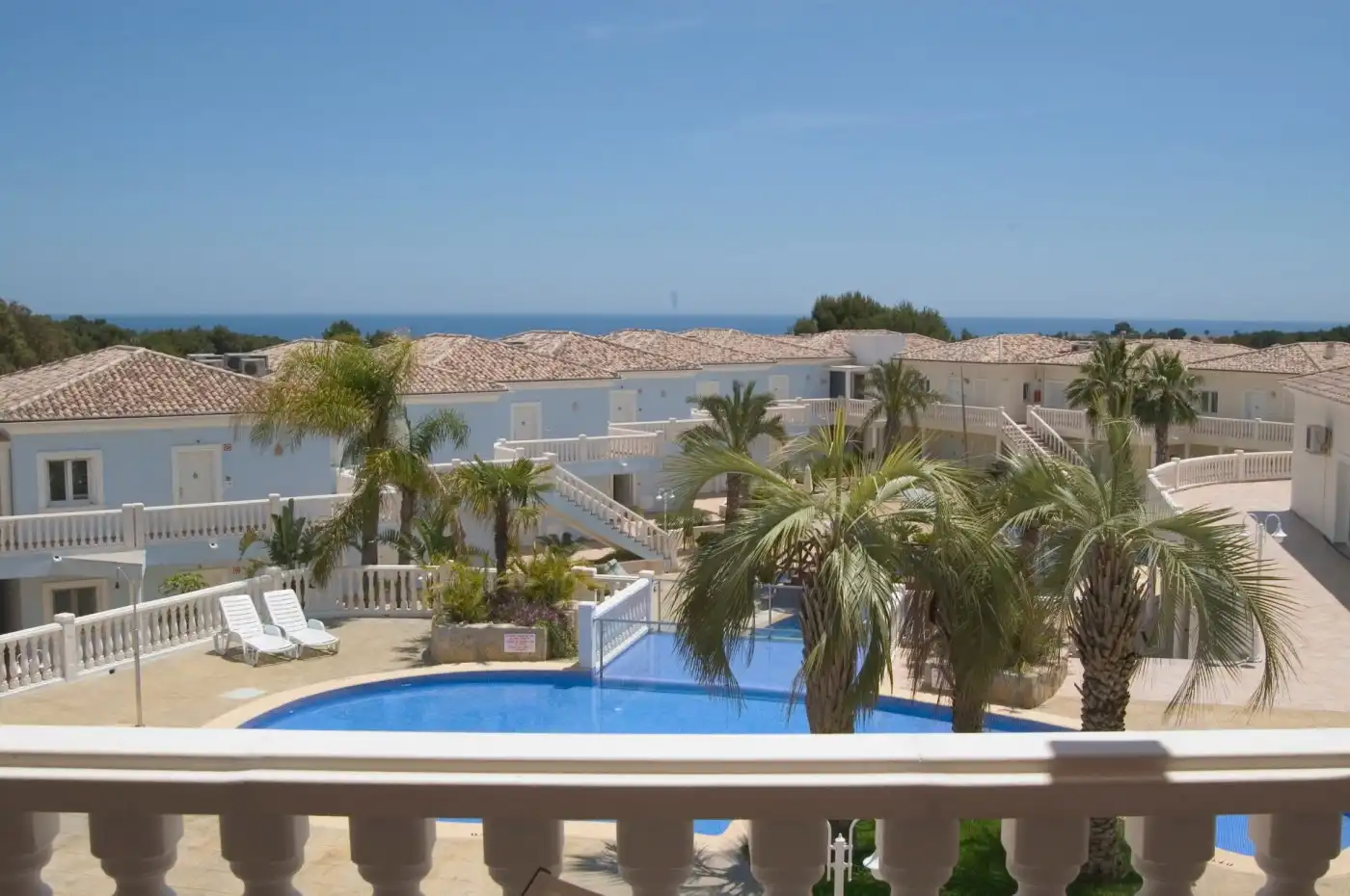Piscina de Apartamento en venta en Benissa con Aire acondicionado, Calefacción y Jardín privado