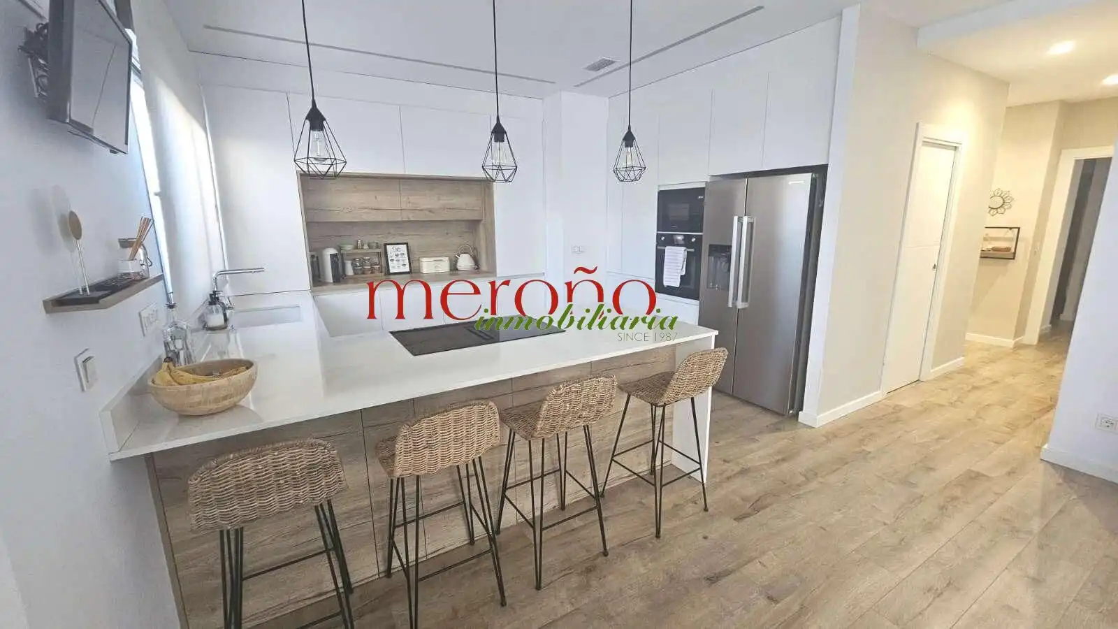 Cocina de Planta baja en venta en Elche / Elx con Aire acondicionado, Terraza y Piscina comunitaria