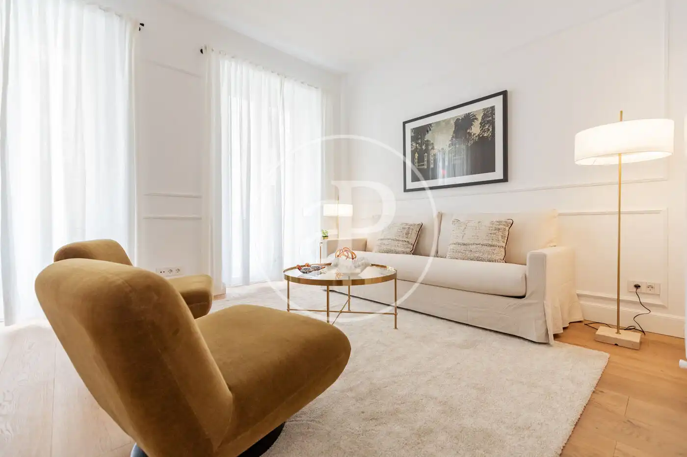 Sala d'estar de Pis en venda en Barrio de Salamanca