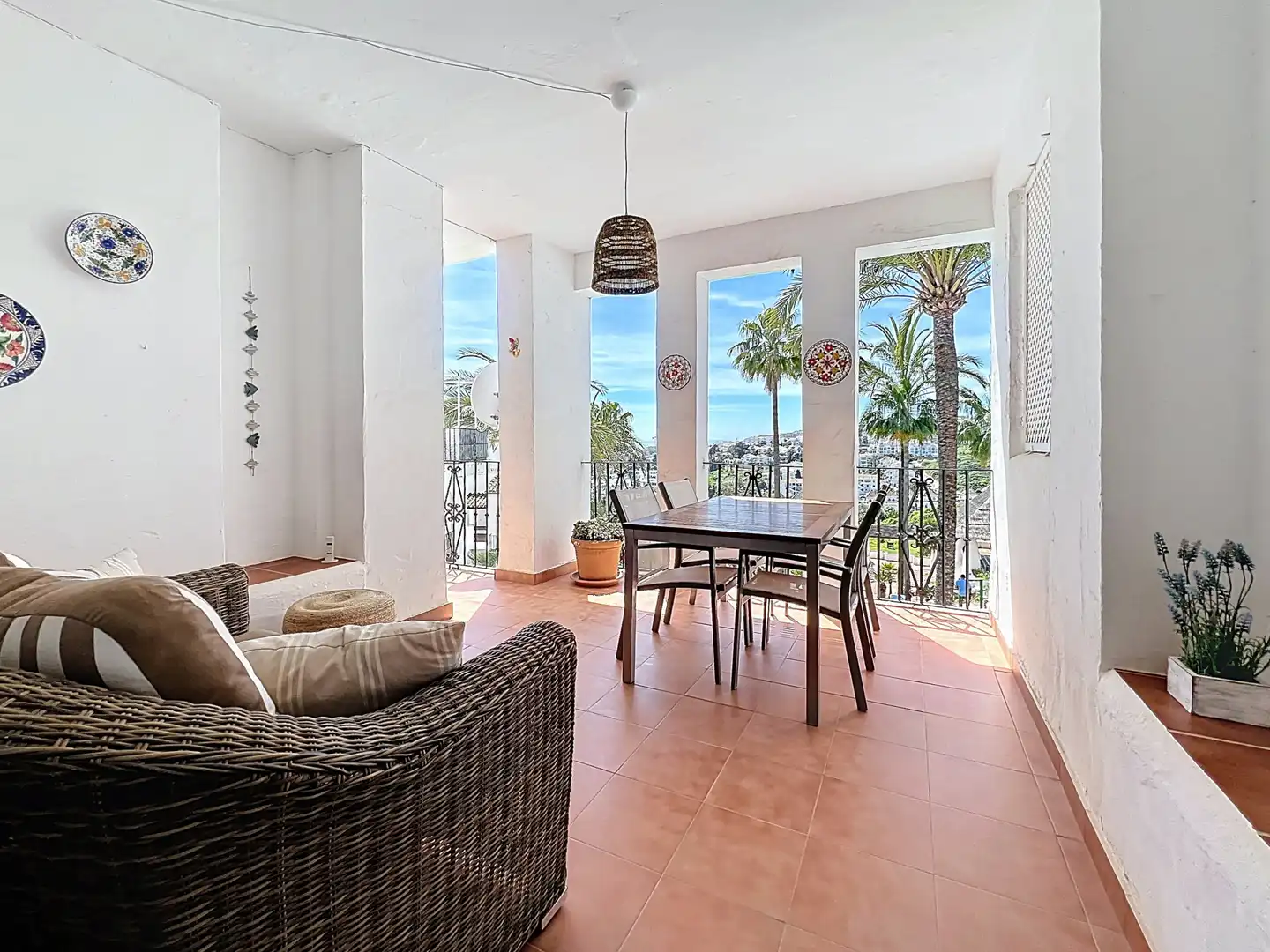 Terraza de Apartamento en venta en Manilva con Aire acondicionado, Terraza y Amueblado