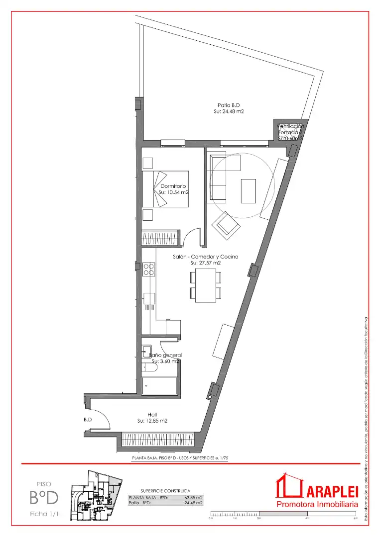 Piso con ascensor en venta en Calle de Terreros
