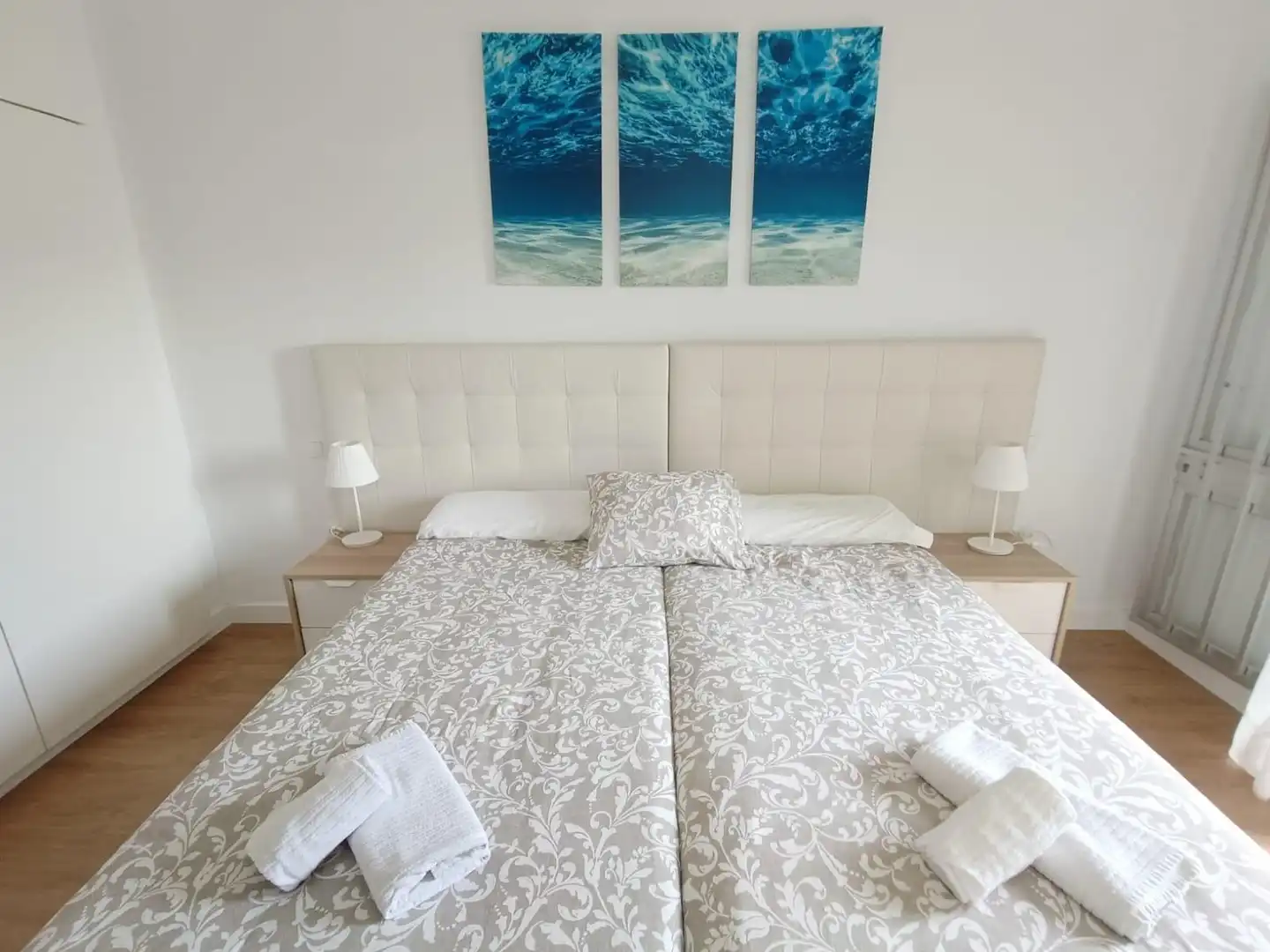 Dormitori de Apartament en venda en Benalmádena amb Aire condicionat, Jardí privat i Terrassa