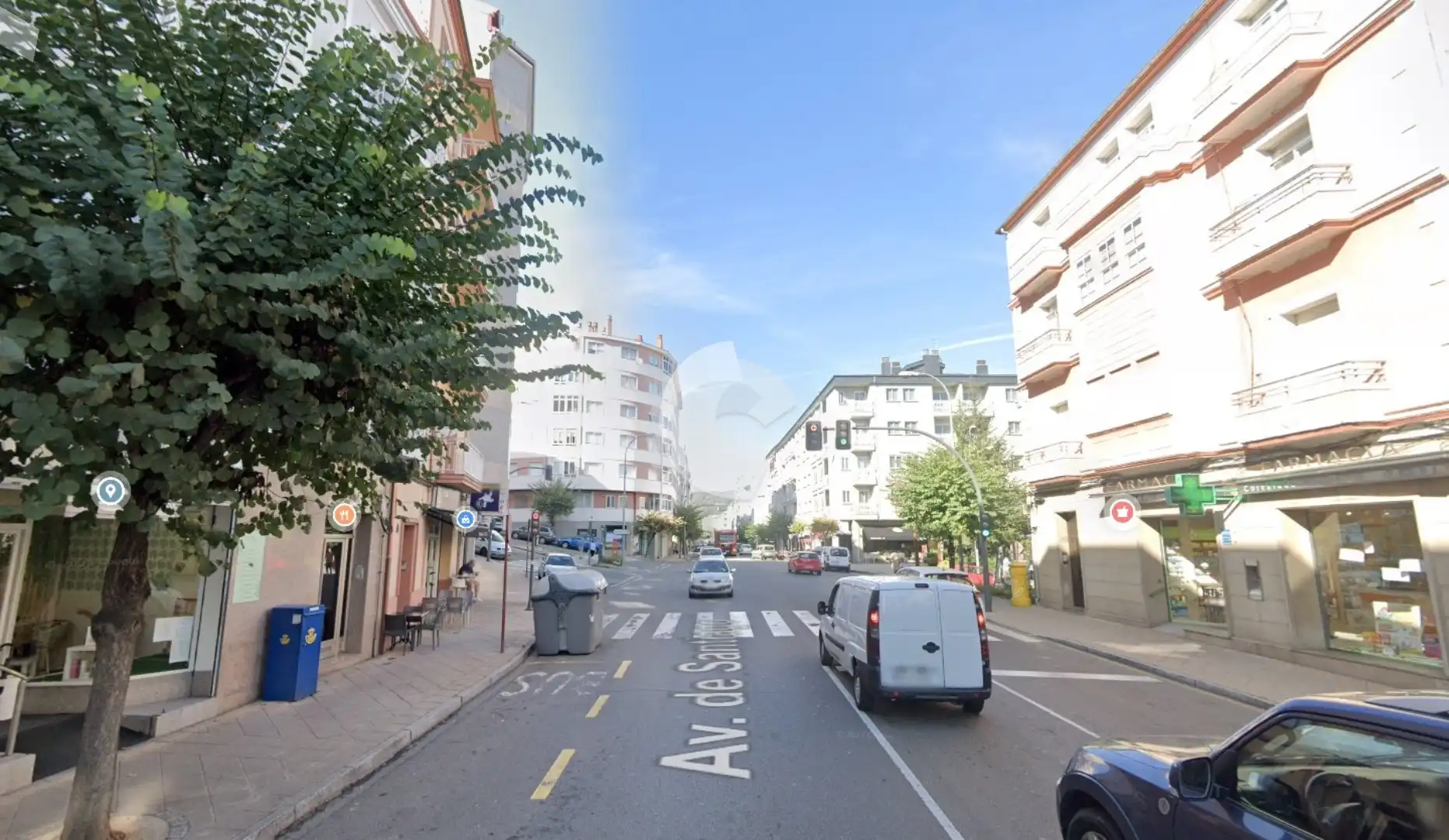 Vista exterior de Apartamento en venta en Ourense Capital  con Calefacción y Amueblado