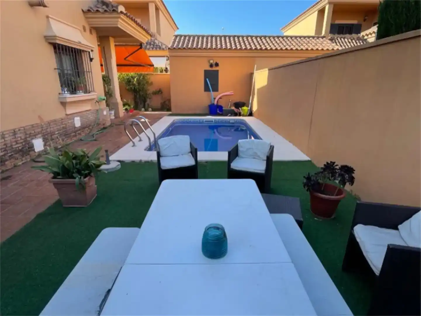 Terrace of Houses for rent in La Rinconada  with Air Conditioner, Private garden and Storage room