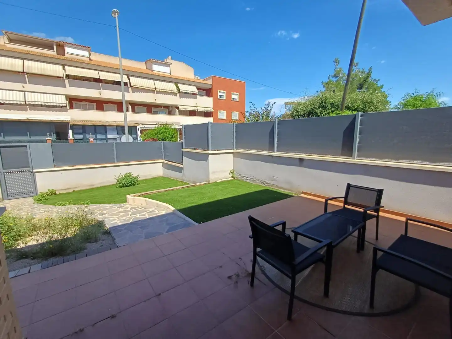 Terrasse von Erdgeschoss zur Miete in Murcia mit Klimaanlage, Heizung und Parkett