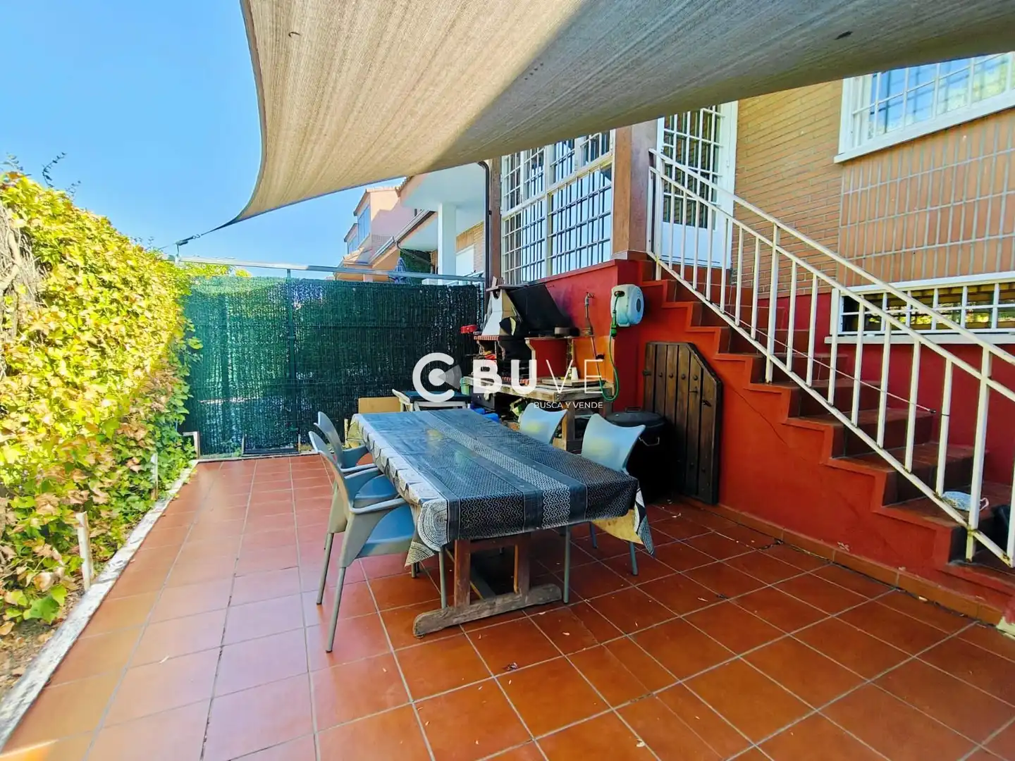 Terrassa de Casa adosada en venda en Fuenlabrada amb Aire condicionat, Calefacció i Jardí privat