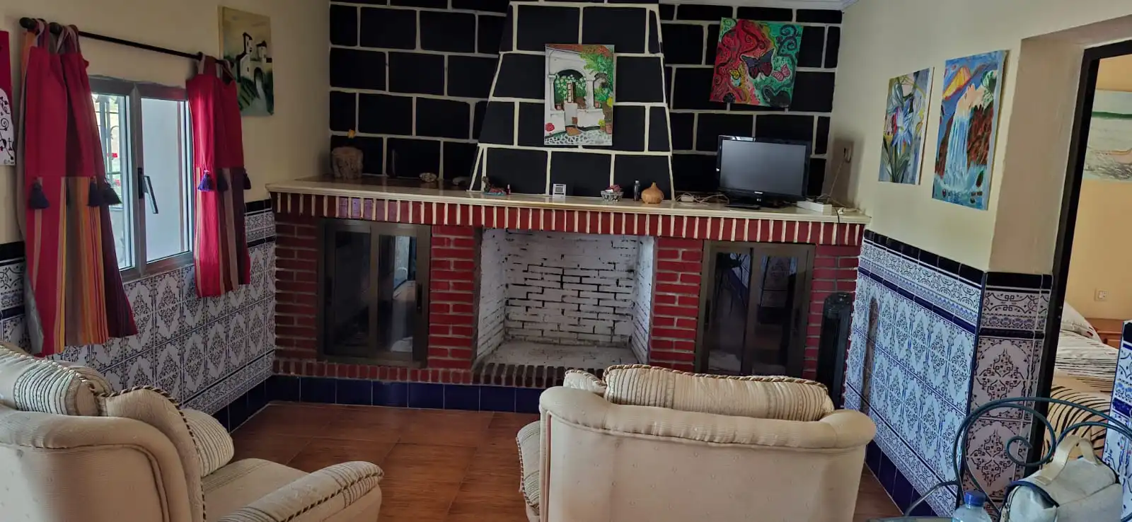 Living room of Country homes for sale in Brozas  with Private garden and Furnished