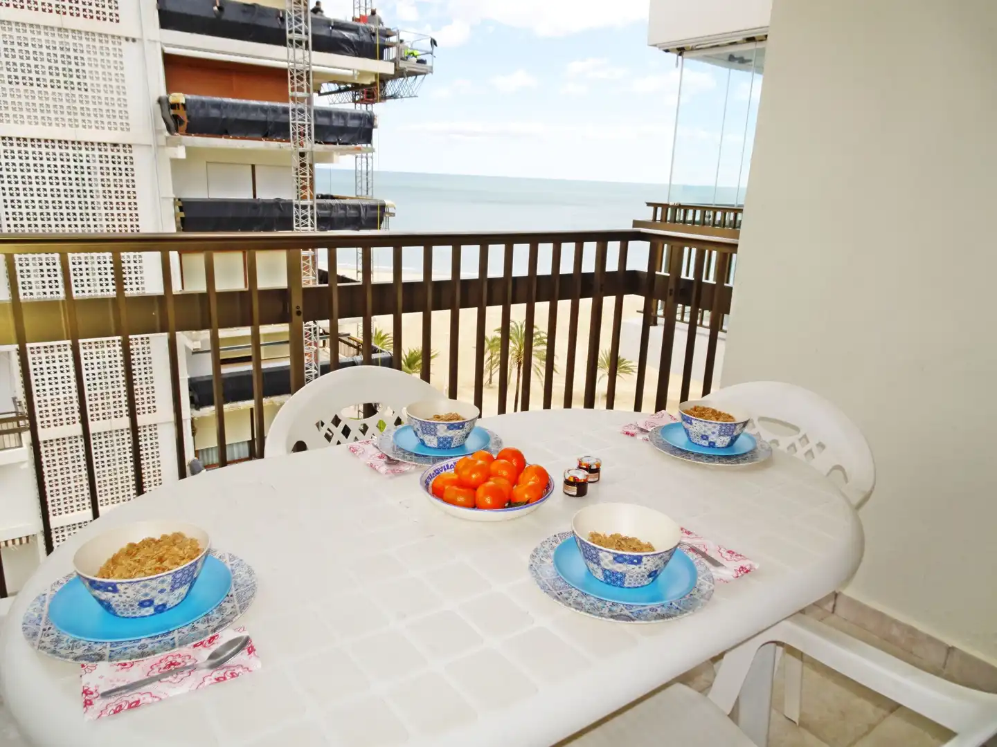 Terrassa de Apartament de lloguer en Gandia amb Aire condicionat, Terrassa i Moblat