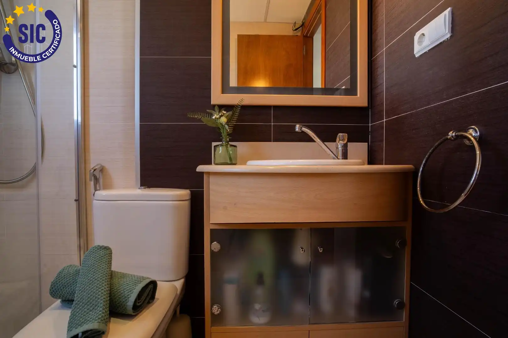 Bany de Apartament en venda en Oropesa del Mar / Orpesa amb Aire condicionat, Jardí privat i Terrassa