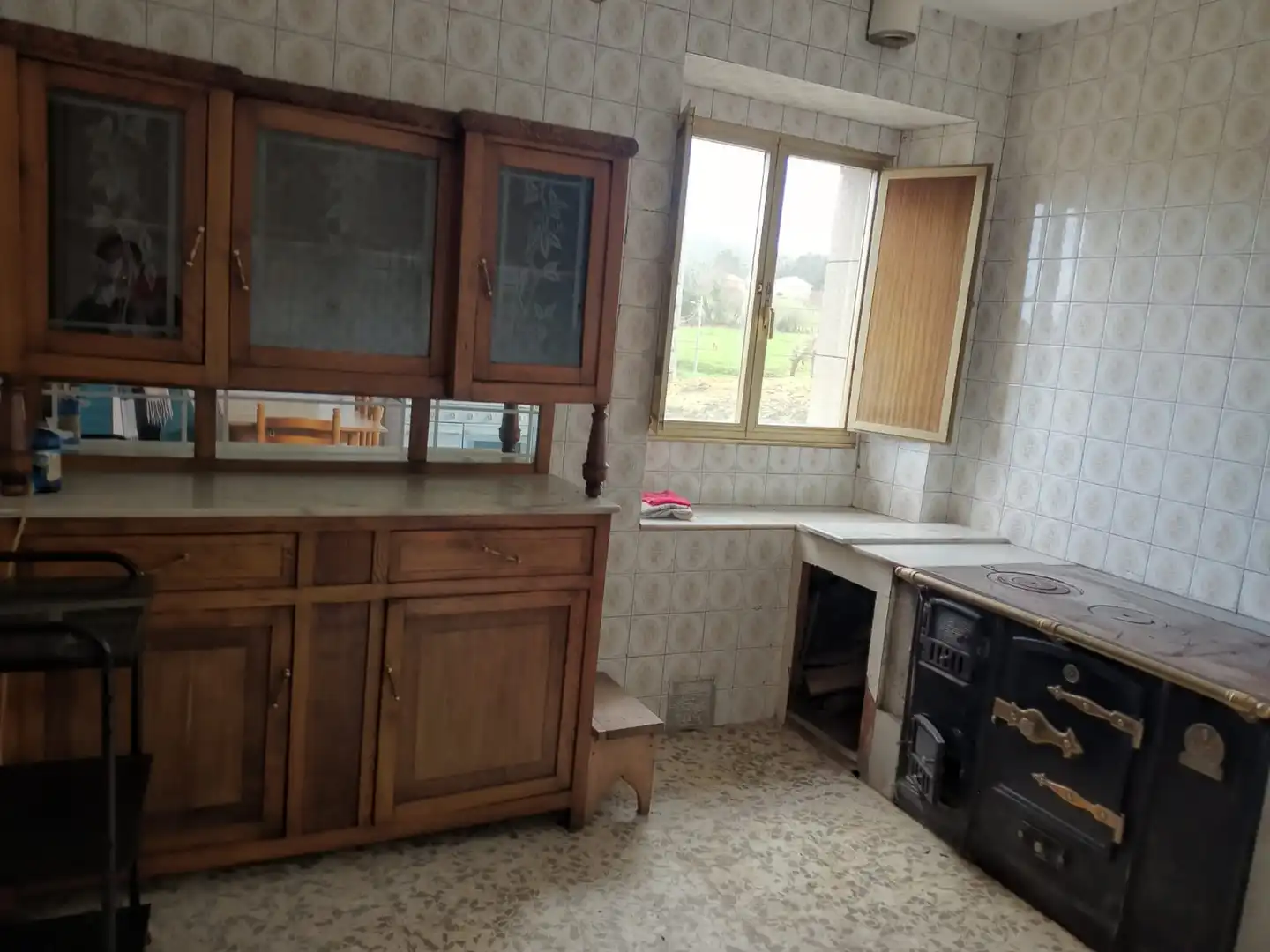 Cuina de Casa o xalet de lloguer en Cervo amb Moblat i Es permeten mascotes