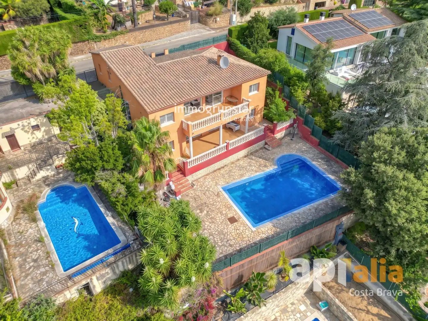 Vista exterior de Casa o xalet en venda en Calonge i Sant Antoni amb Calefacció, Terrassa i Piscina