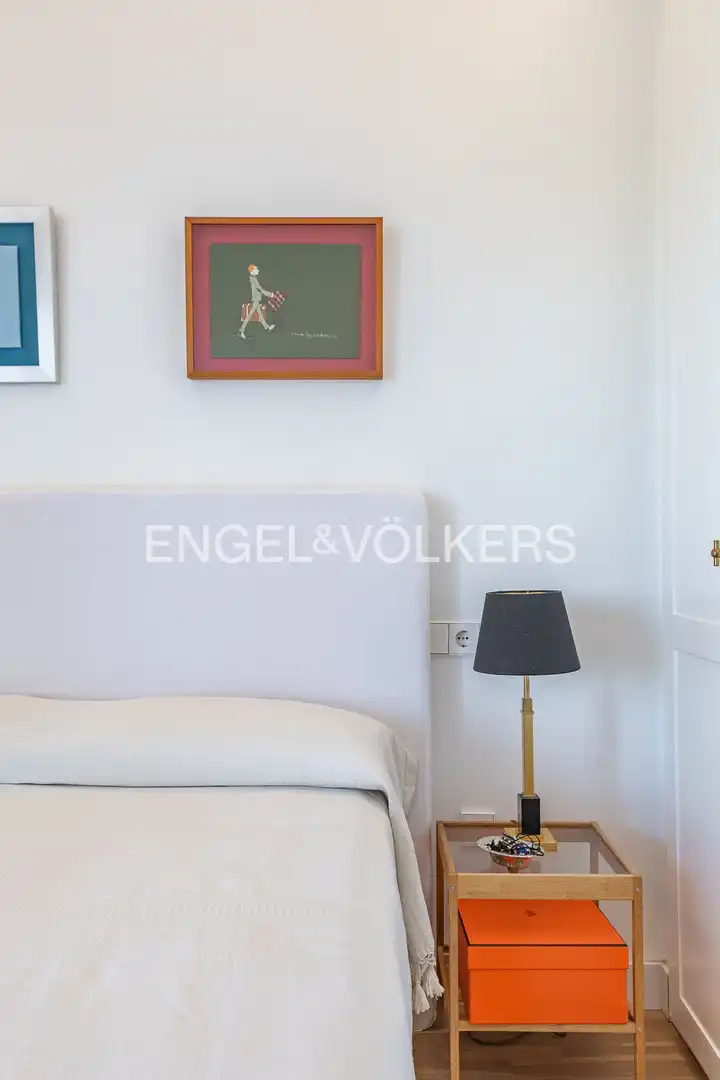 Bedroom of Attic for sale in Sant Cugat del Vallès  with Heating, Parquet flooring and Swimming Pool