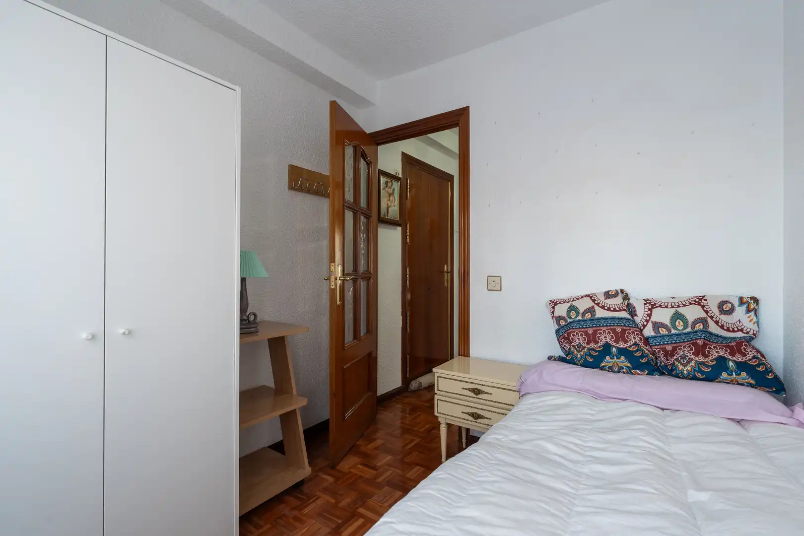 Bedroom of Flat for sale in Madrid  with Heating, Private garden and Terrace