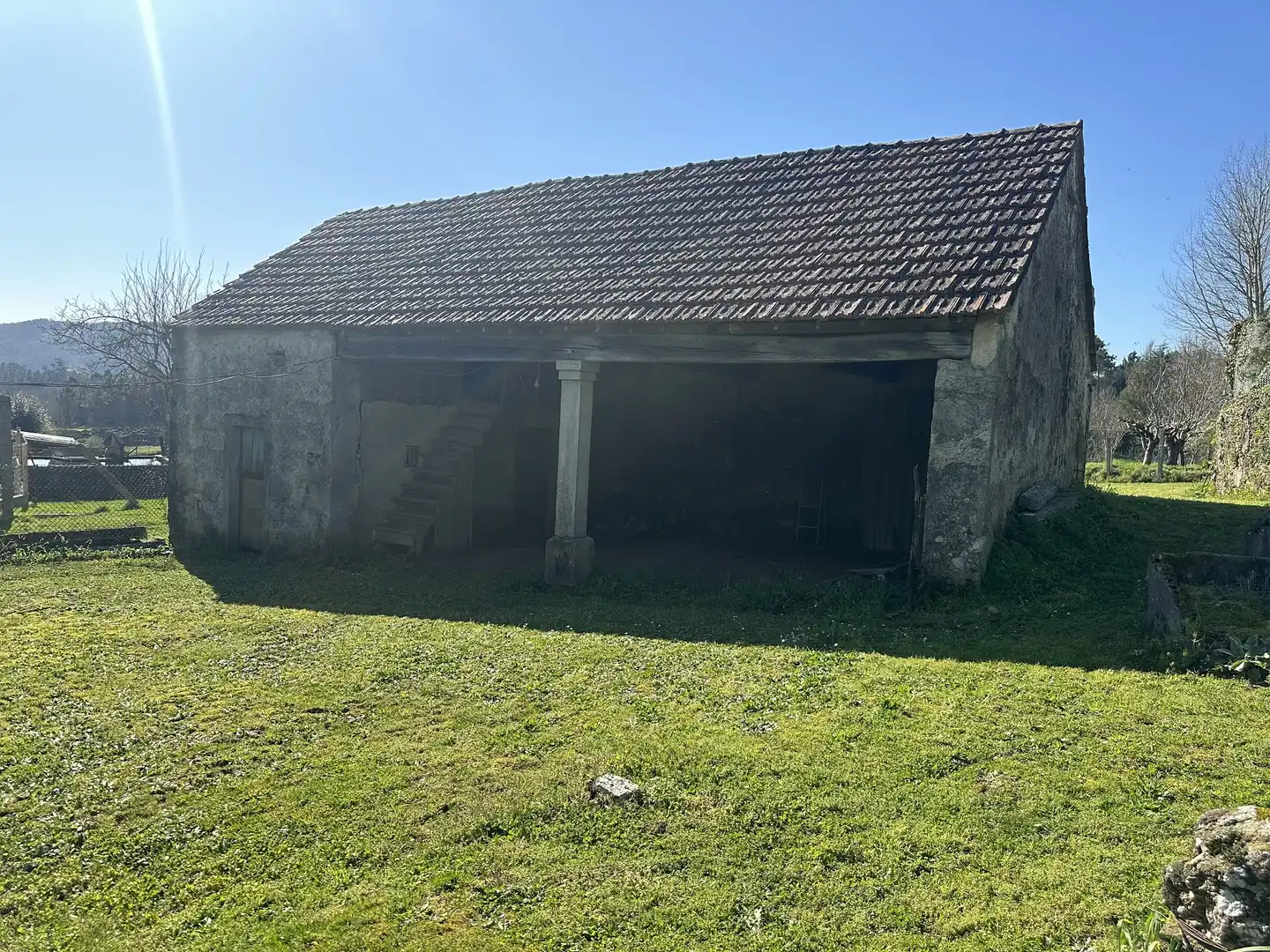 Vista exterior de Casa o xalet en venda en Teo amb Jardí privat