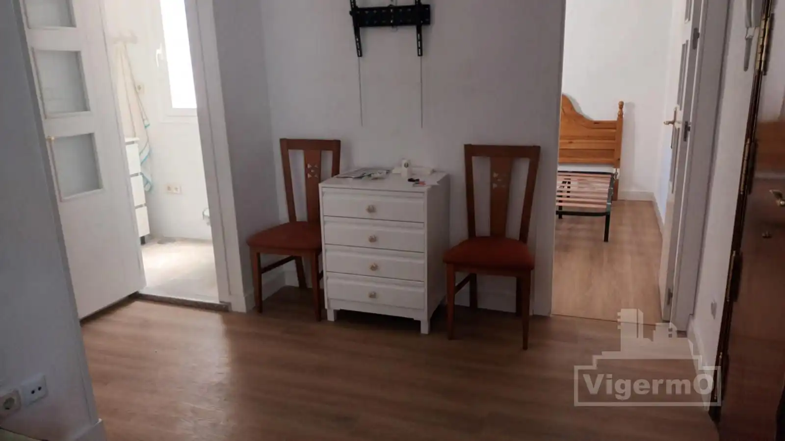 Bedroom of Flat for rent in Madrid  with Air Conditioner