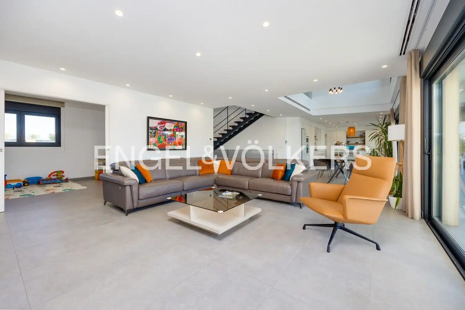 Sala de estar de Casa o chalet en venta en San Pedro del Pinatar con Aire acondicionado, Calefacción y Jardín privado
