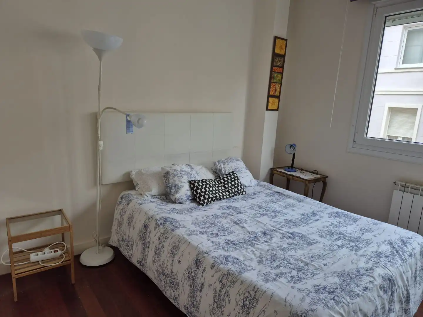 Bedroom of Flat for rent in Santander  with Heating, Parquet flooring and Furnished