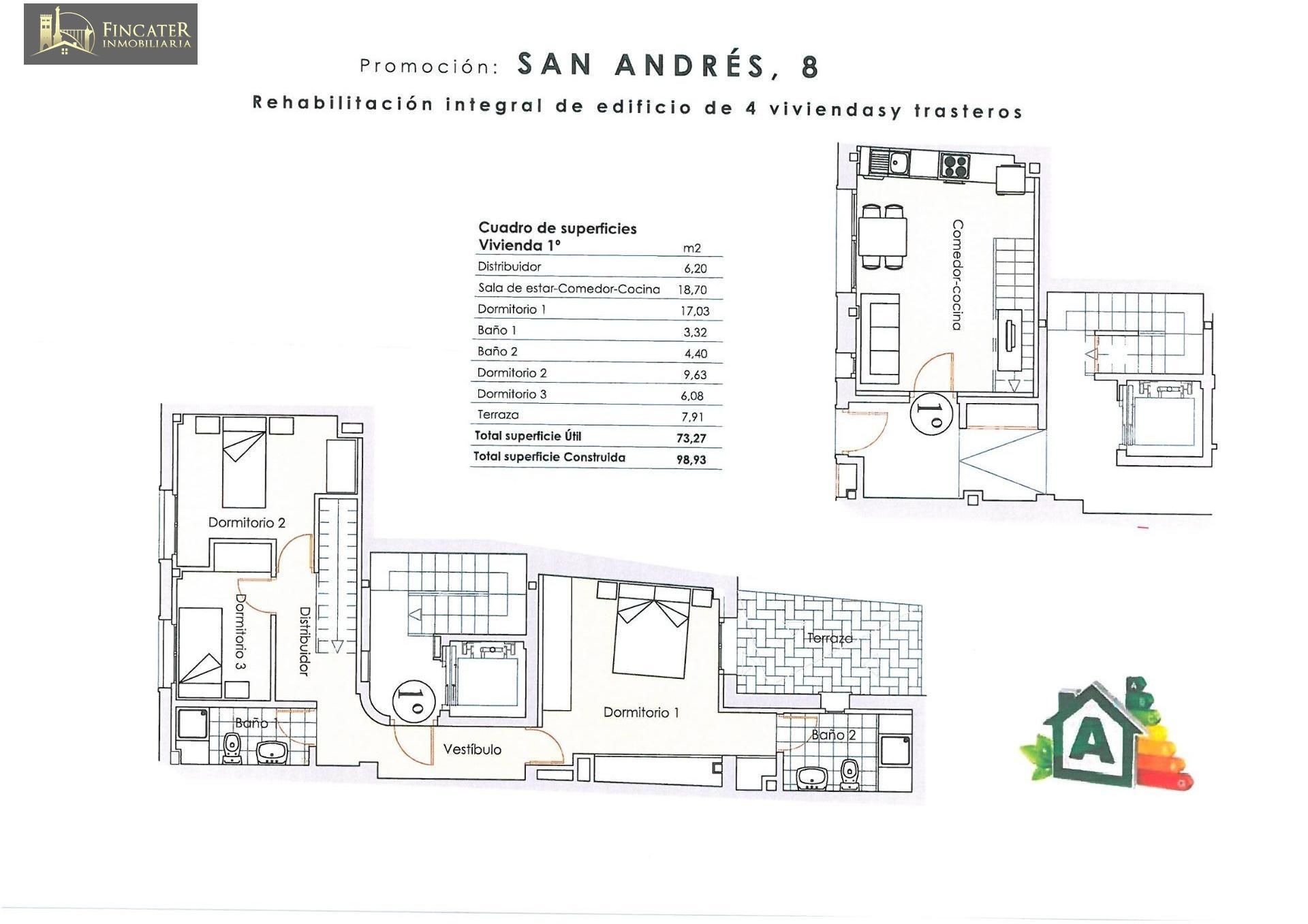Duplex for sale in  Teruel Capital  with Heating, Terrace and Storage room