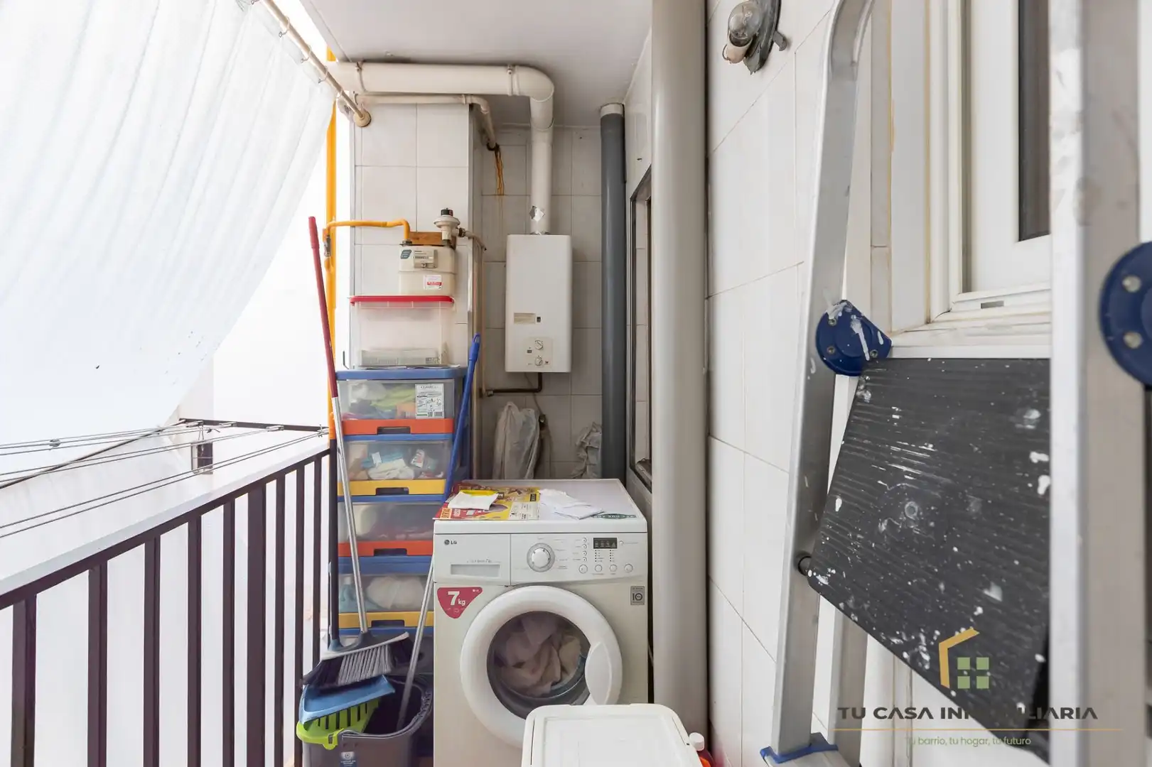 Terrasse von Wohnung zum Verkauf in Badalona mit Klimaanlage, Heizung und Möbliert