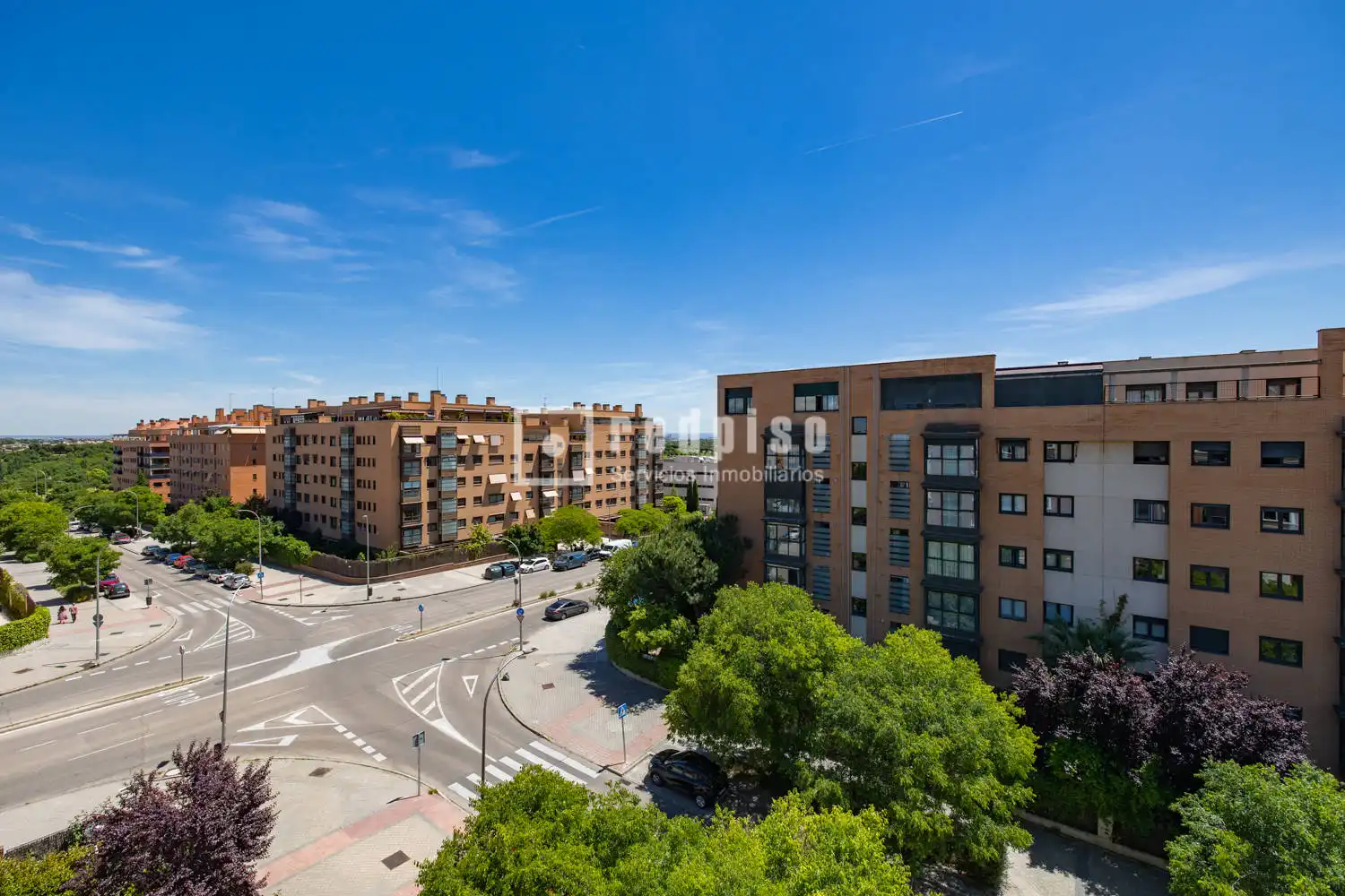 Exterior view of Flat for sale in Madrid  with Air Conditioner, Heating and Private garden