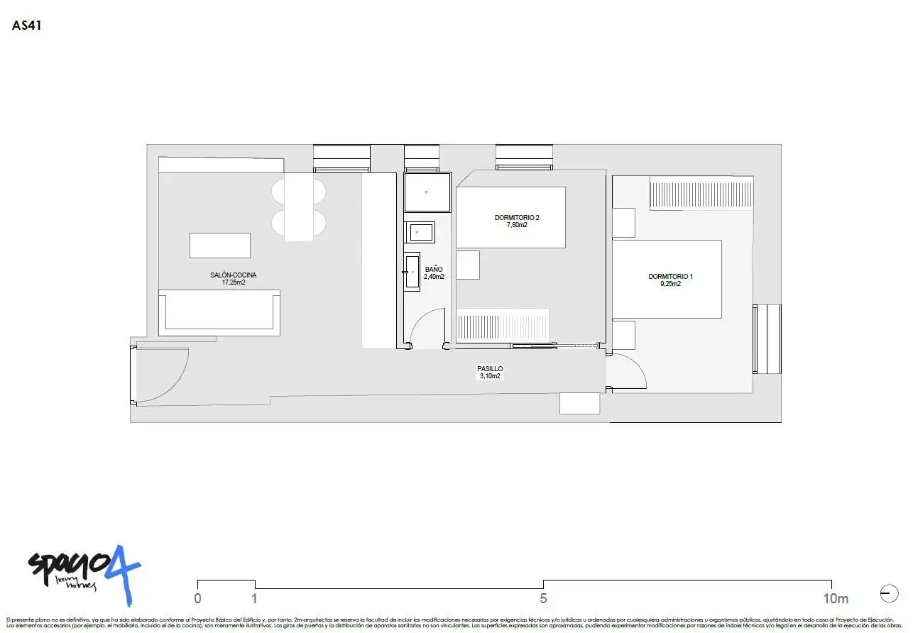 2 hab, 57m² en Pueblo Nuevo, Ciudad Lineal, Madrid - Image 2