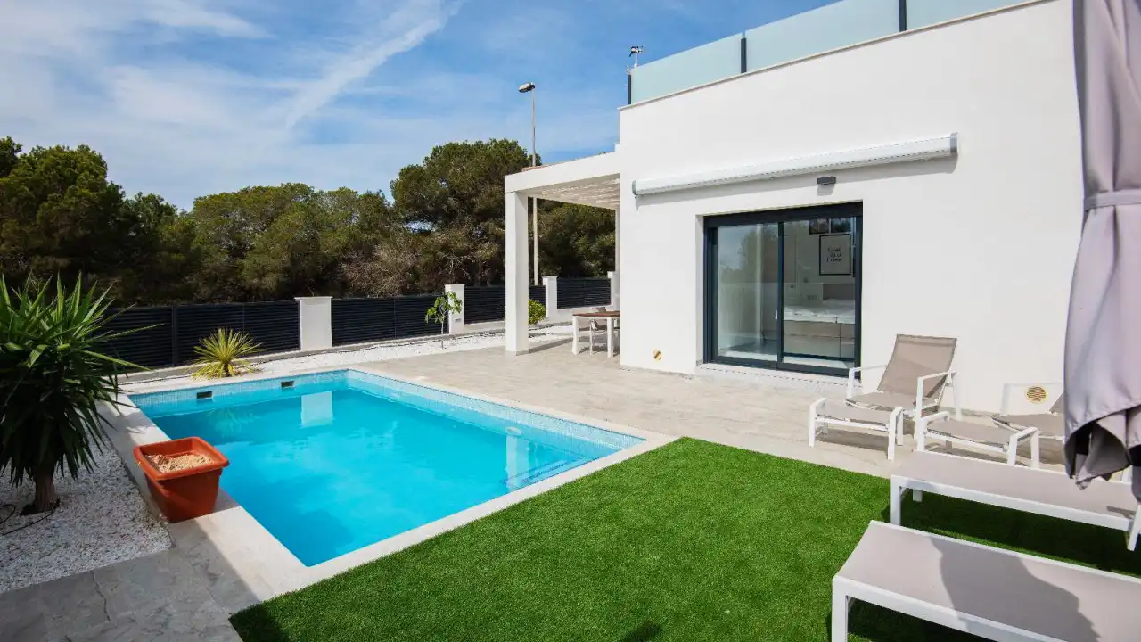 Piscina de Casa o chalet en venta en Pilar de la Horadada con Calefacción, Terraza y Piscina