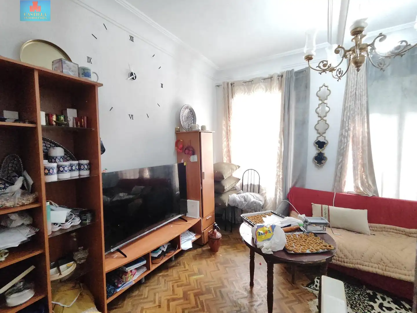 Sala de estar de Piso en venta en Ávila con Terraza y Amueblado