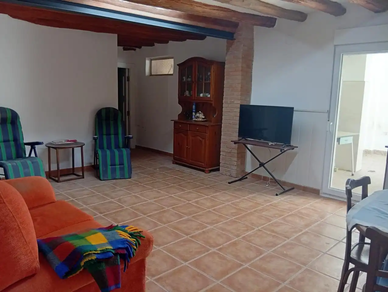 Sala d'estar de Casa o xalet en venda en Novallas amb Terrassa