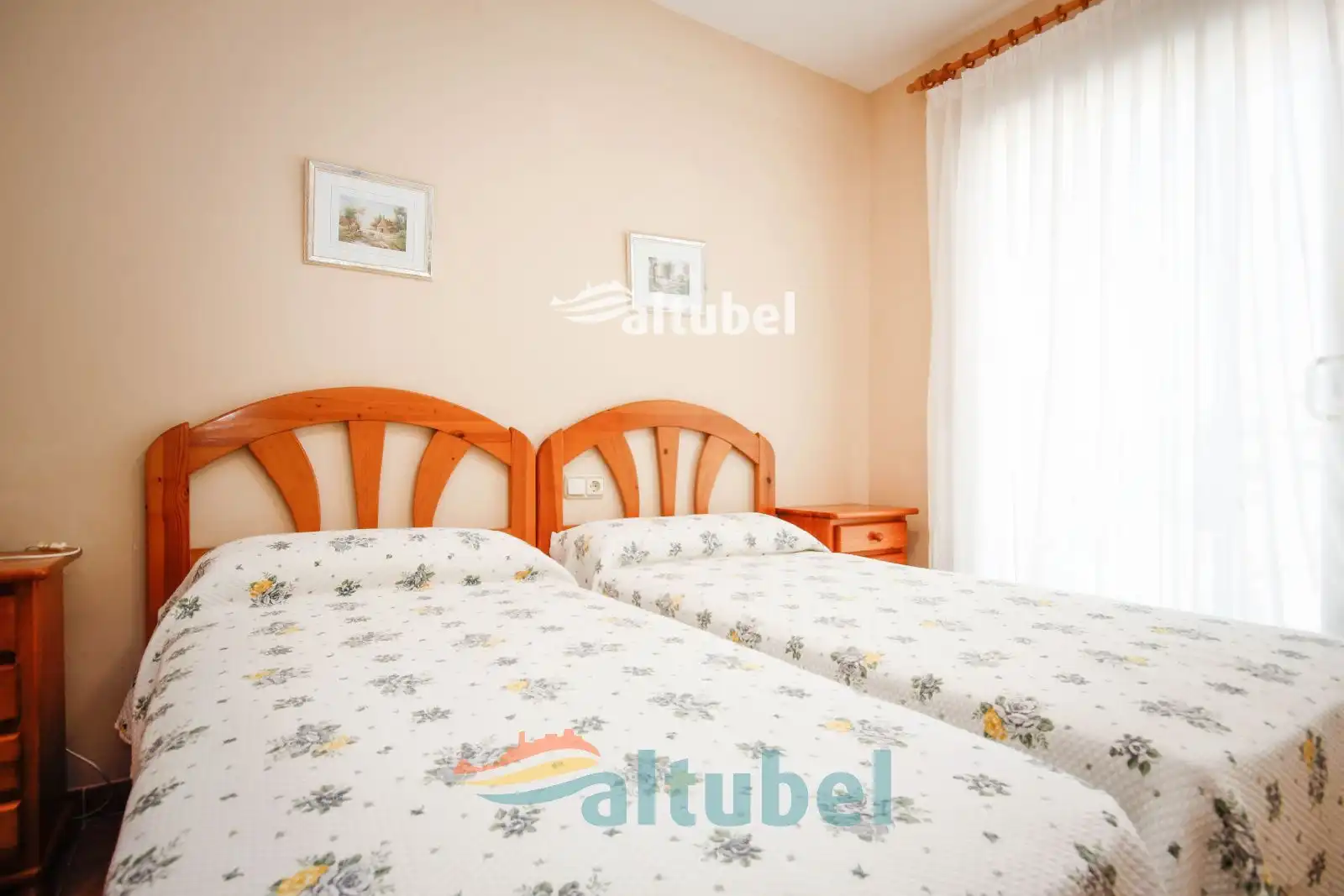 Dormitori de Apartament en venda en Peñíscola / Peníscola amb Terrassa, Piscina i Moblat