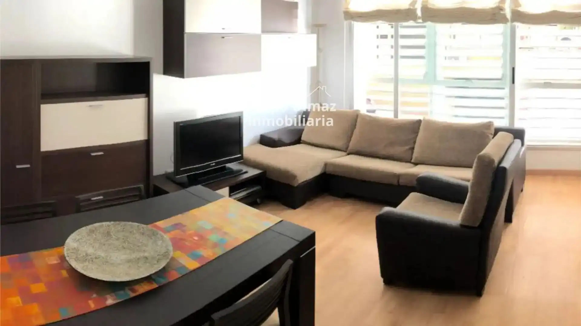 Sala de estar de Piso de alquiler en El Masnou con Aire acondicionado y Amueblado