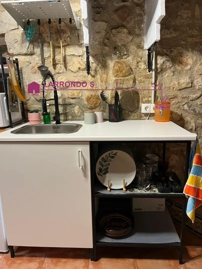 Cocina de Finca rústica en venta en Peñíscola / Peníscola con Terraza, Amueblado y Balcón