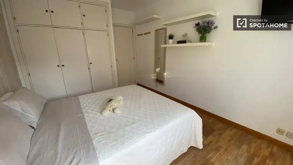 Habitación de Piso de alquiler en Madrid con Aire acondicionado, Calefacción y Amueblado