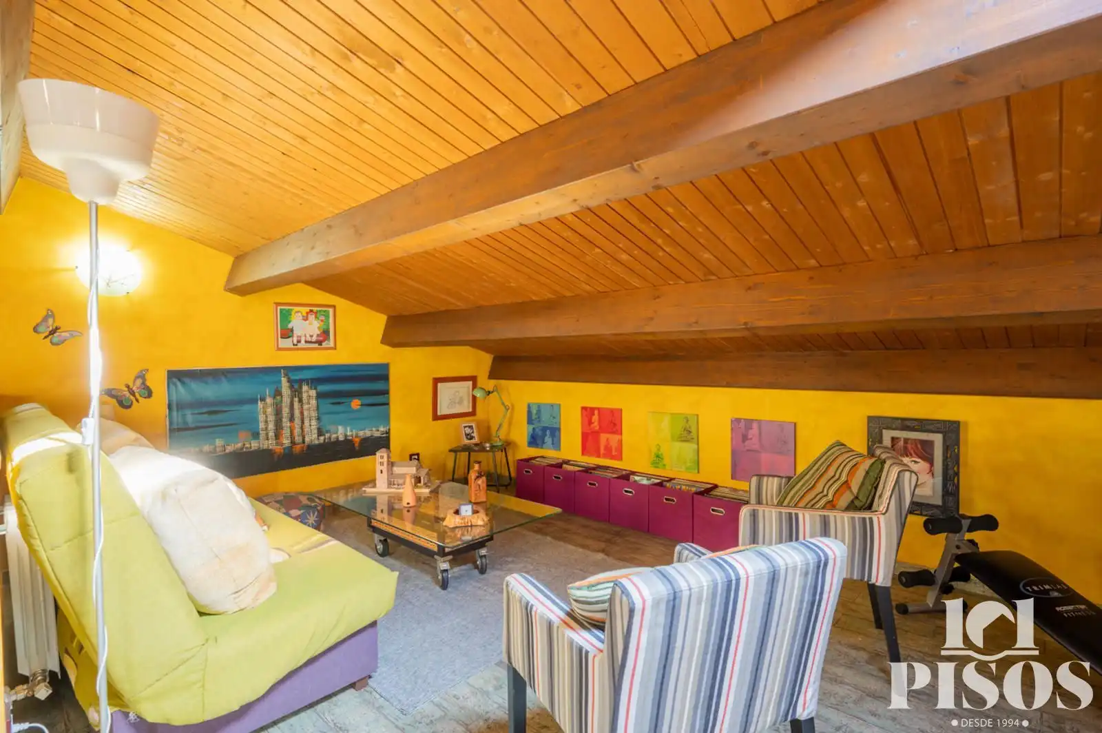 Sala de estar de Casa o chalet en venta en Rubí con Aire acondicionado, Calefacción y Trastero