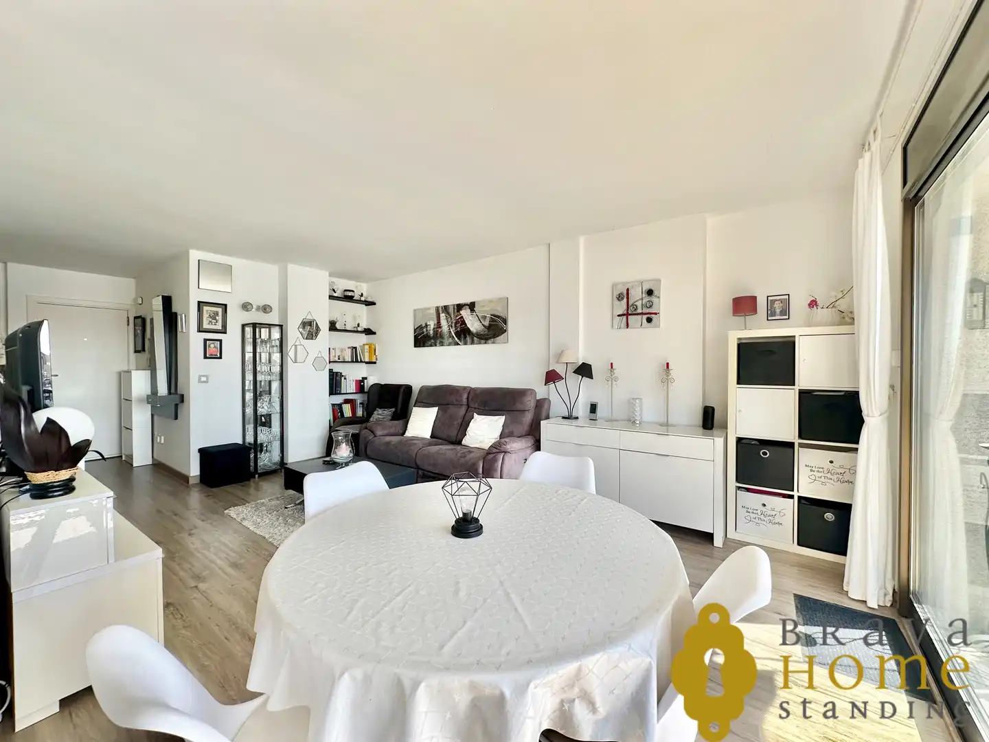 Sala de estar de Piso en venta en Empuriabrava con Aire acondicionado, Terraza y Trastero