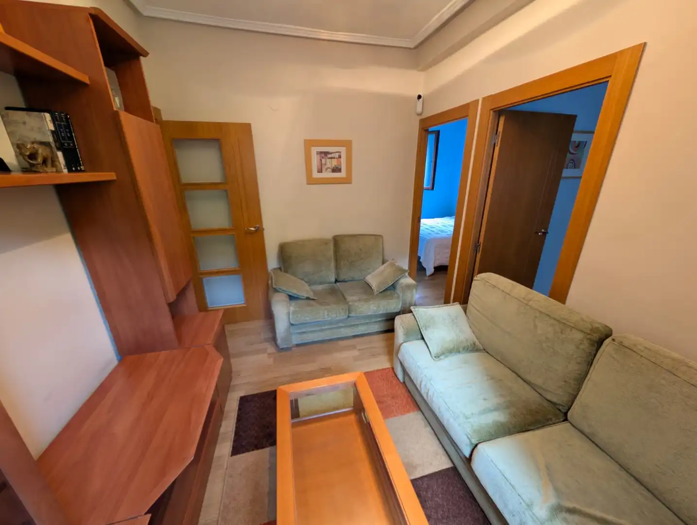 Sala de estar de Piso en venta en Santurtzi  con Calefacción, Amueblado y Horno