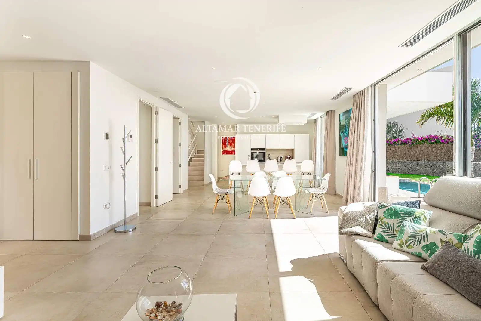 Sala de estar de Casa o chalet de alquiler en Guía de Isora con Terraza, Trastero y Piscina