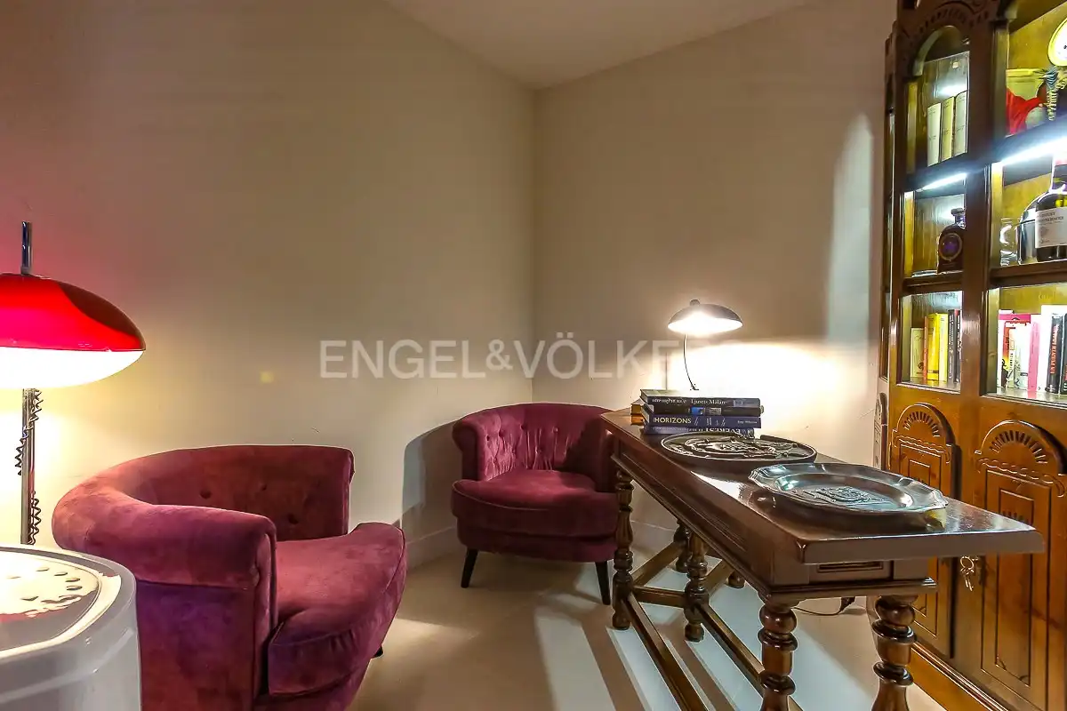 Wohnzimmer von Wohnung zur Miete in Sitges mit Klimaanlage, Heizung und Schwimmbad