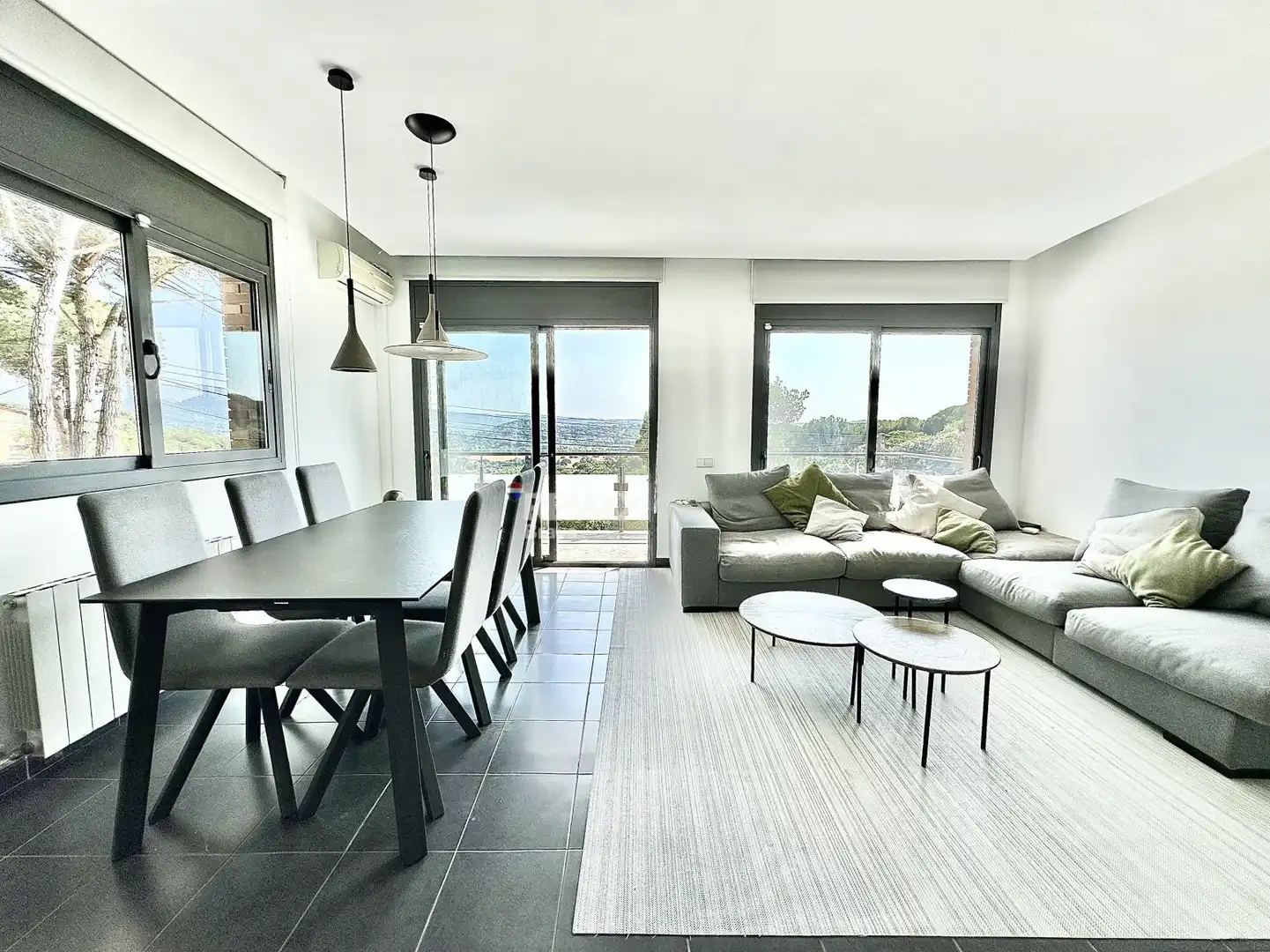 Sala d'estar de Casa o xalet en venda en Santa Maria de Palautordera amb Aire condicionat, Calefacció i Terrassa