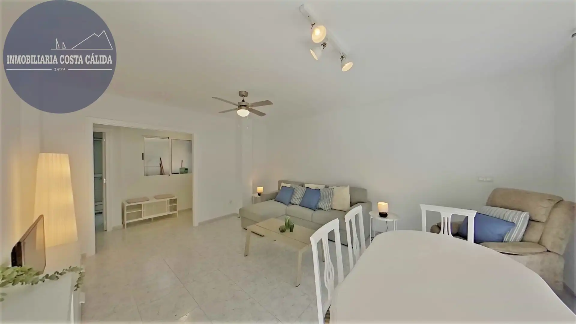 Sala de estar de Piso en venta en Águilas con Amueblado, Horno y Microondas
