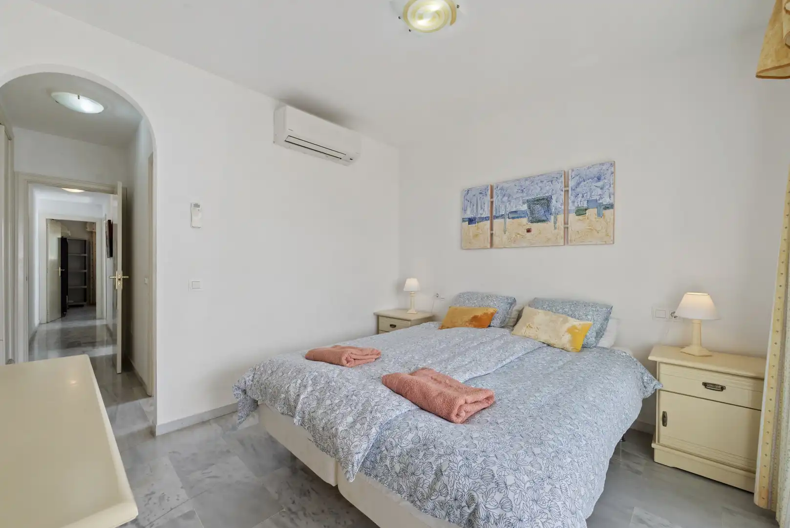 Bedroom of Ground floor for sale in Mijas  with Air Conditioner, Terrace and Swimming Pool