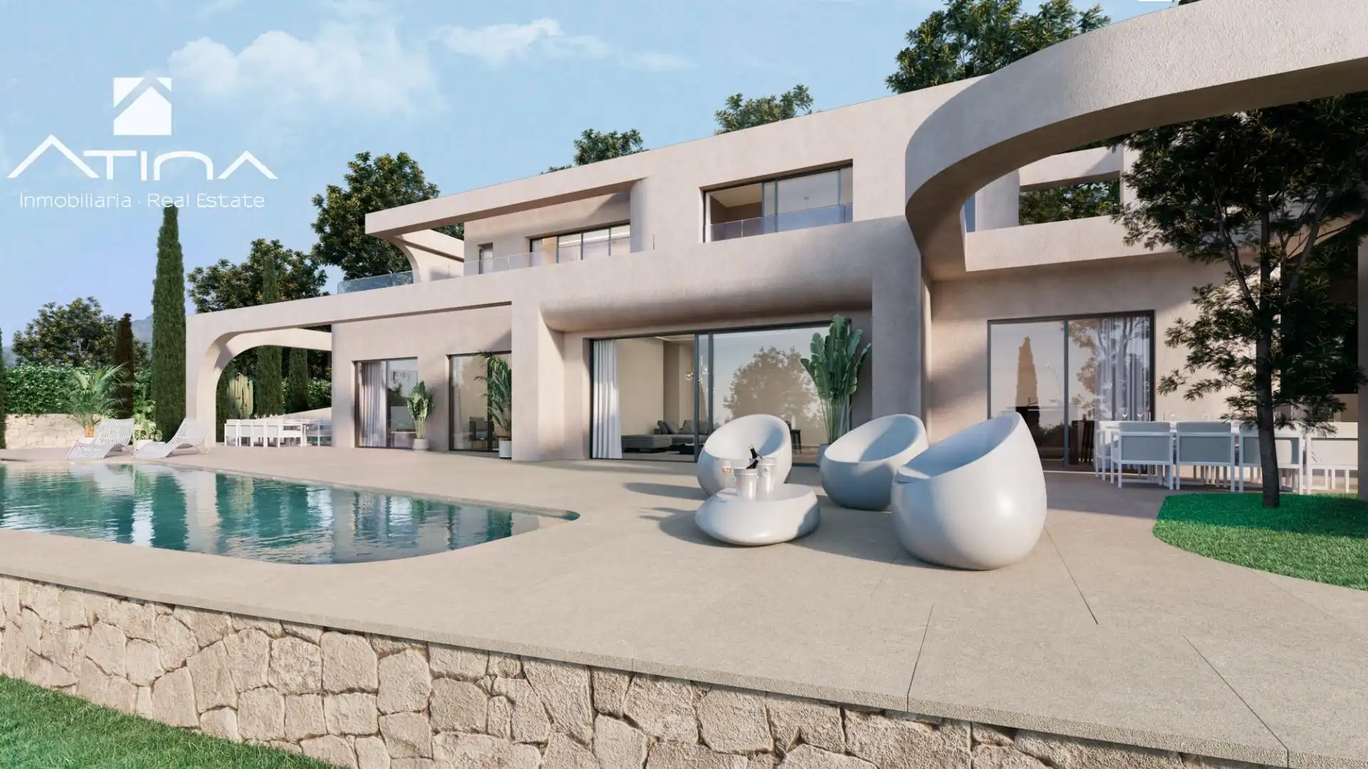Vista exterior de Casa o chalet en venta en Jávea / Xàbia con Aire acondicionado, Calefacción y Jardín privado