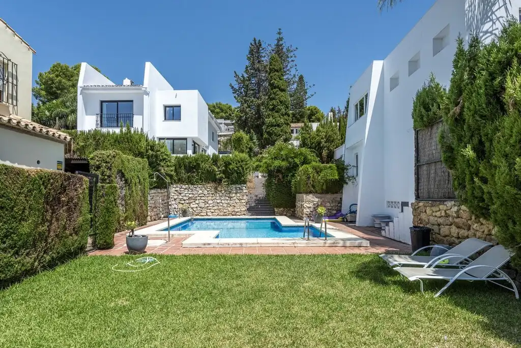 Jardín de Casa o chalet en venta en Marbella con Aire acondicionado, Jardín privado y Terraza