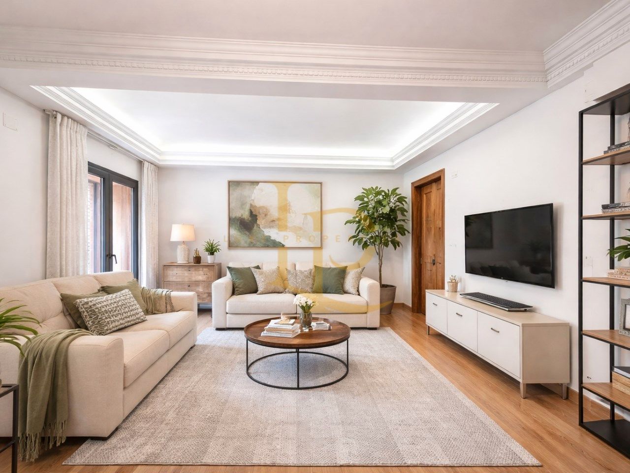 Sala d'estar de Pis en venda en Torrelaguna amb Calefacció, Parquet i Traster