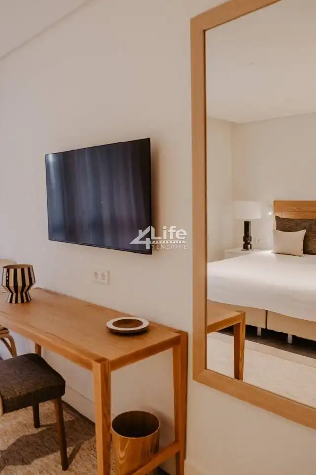 Sala d'estar de Dúplex en venda en Granadilla de Abona amb Aire condicionat, Jardí privat i Terrassa