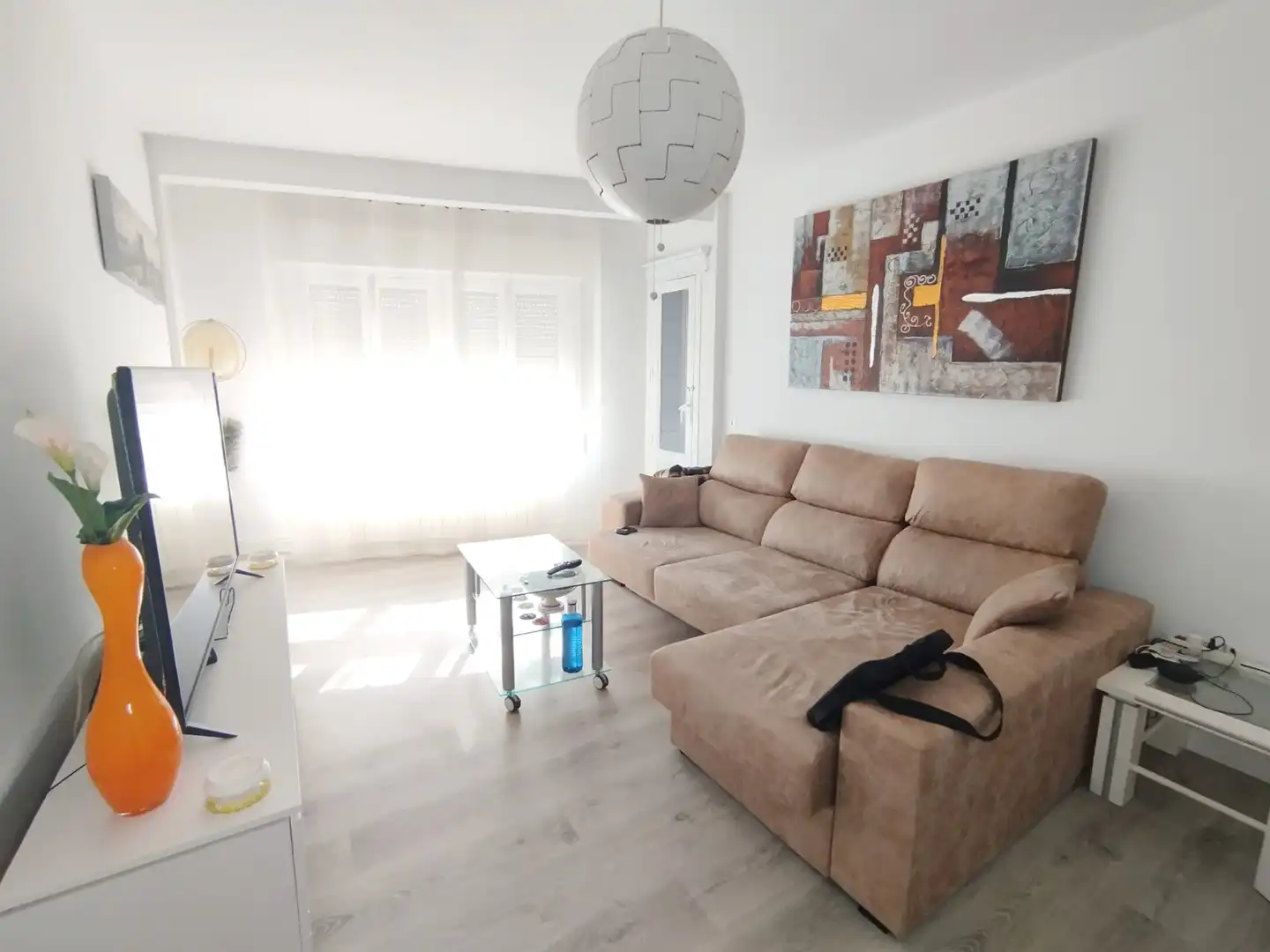 Sala de estar de Piso en venta en Tomelloso con Aire acondicionado, Terraza y Balcón